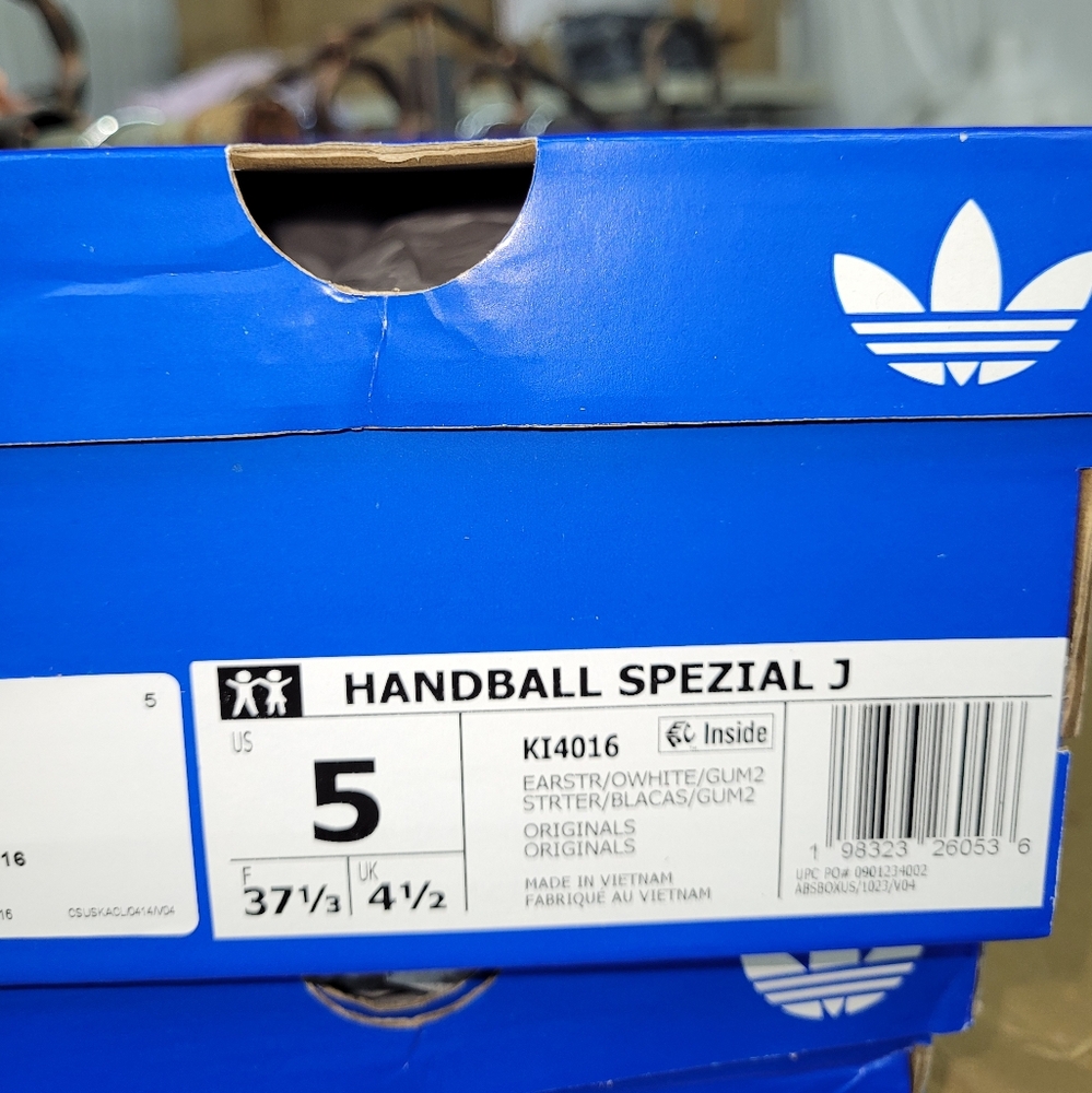 Adidas handball spezial earth strata gum size 5Y KI4016 Shoes Nib Big Kids Youth - Picture 4 of 6